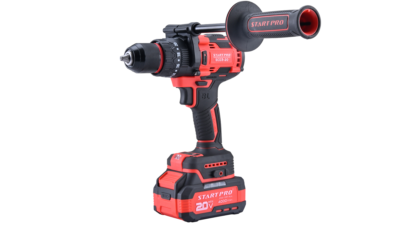 Шуруповерт аккумуляторный Start Pro SCD3-20 BRUSHLESS купить в
