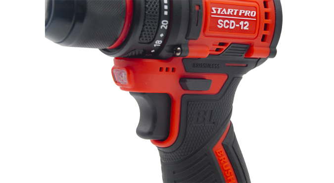 Шуруповерт аккумуляторный Start Pro SCD-12 BRUSHLESS 