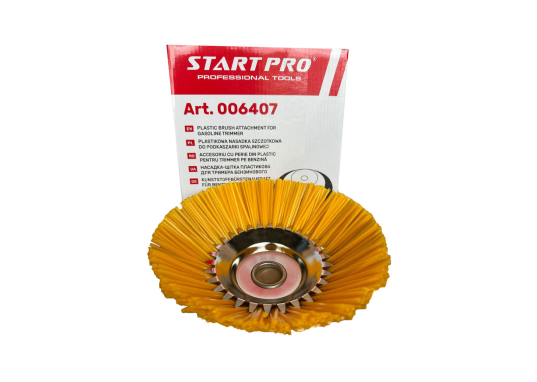 Насадка пластиковая щетка для триммера бензинового d200mm START PRO 6407